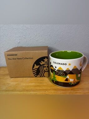 Starbucks Colorado You Are Here Collection Coffee Mug 14oz w/ Box